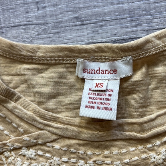 Sundance Embroidered Short Sleeve Blouse - Picture 4 of 5